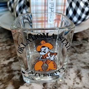 OKLAHOMA STATE UNIVERSITY HEAVY SHOT GLASS